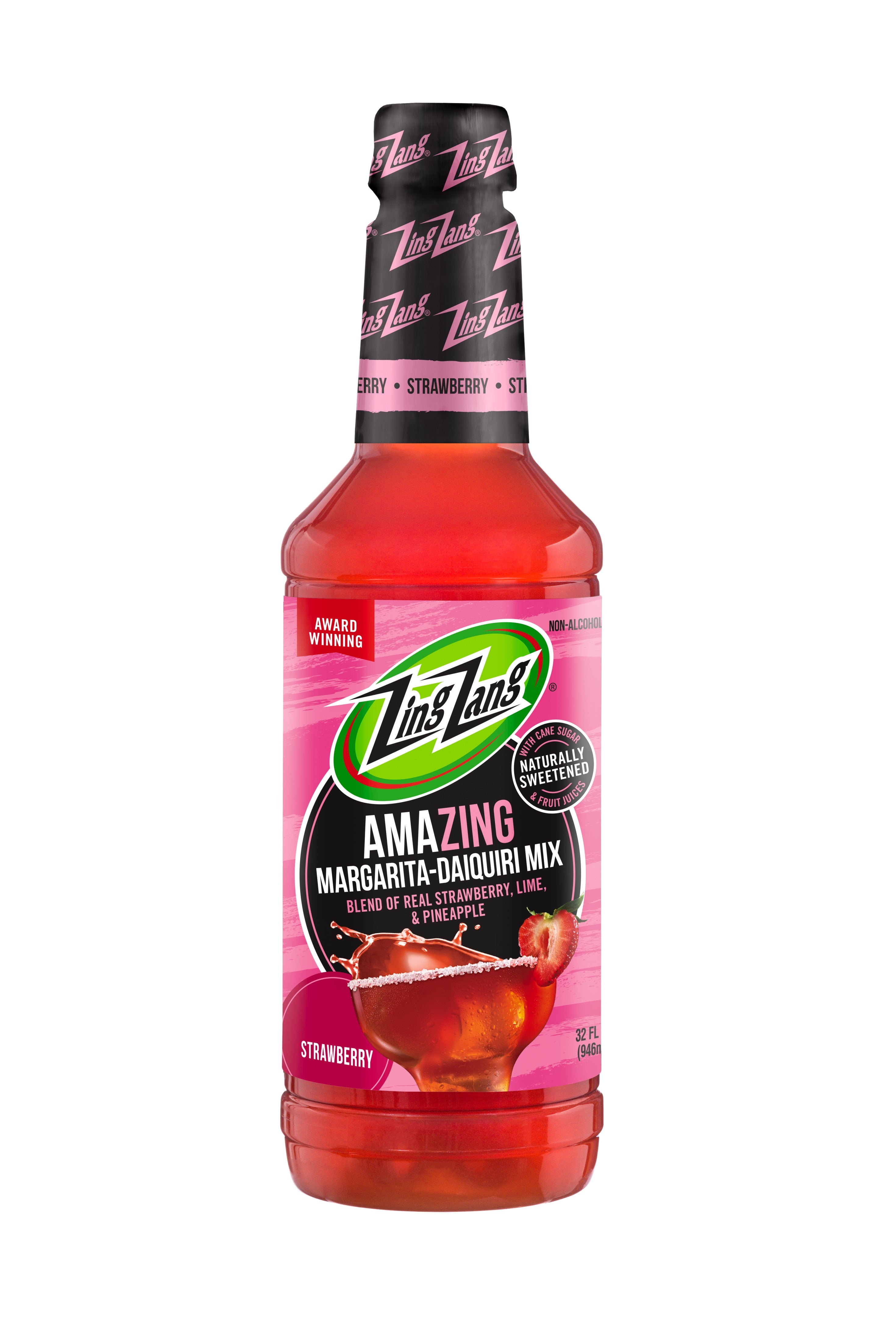 Zing Zang Strawberry Margarita – Daiquiri Mix – Tortuga Rum Company