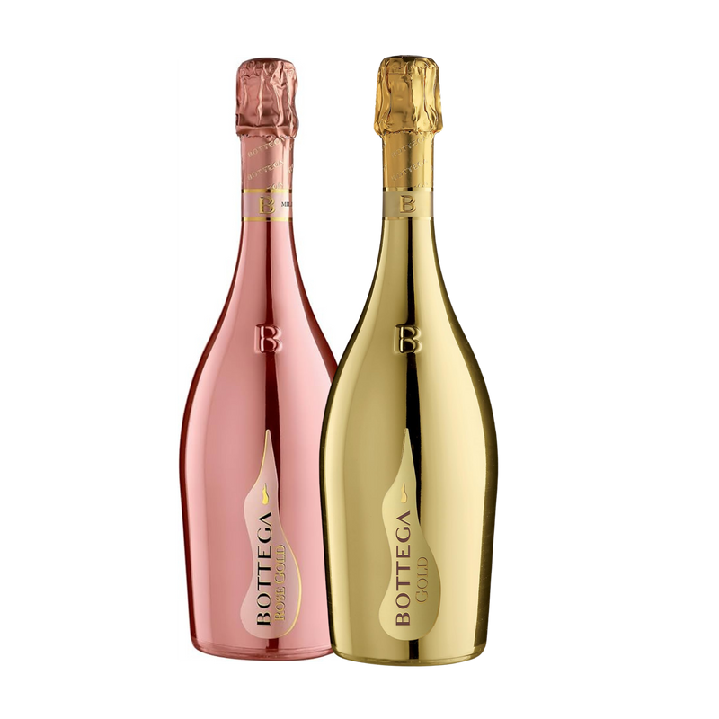 Bottega Gold & Rose Gold Prosecco Brut 2 for $56