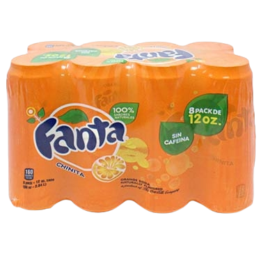 Fanta Orange 8pk