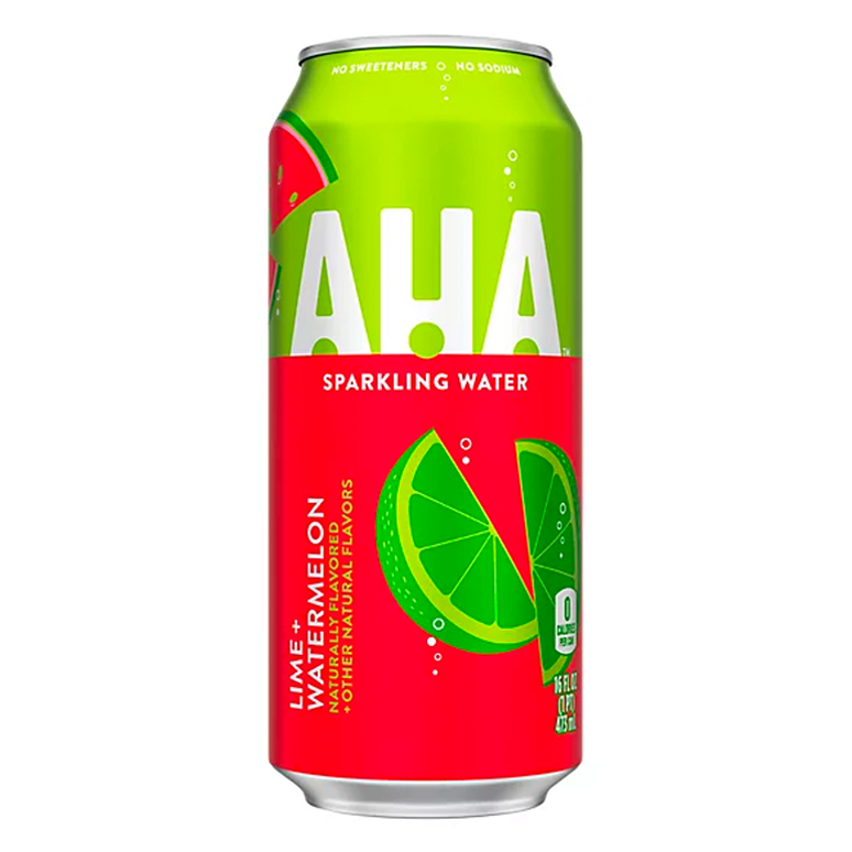 Aha Sparkling Water - Lime & Watermelon